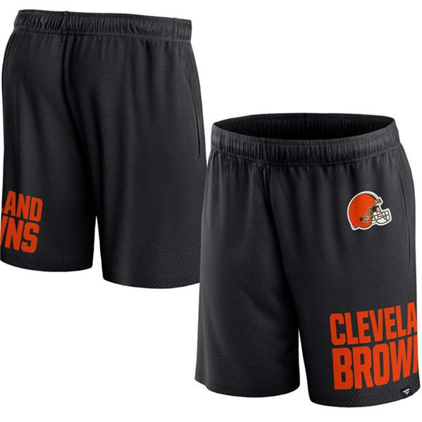 Men's Cleveland Browns Brown Shorts - Click Image to Close